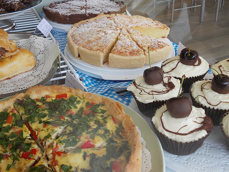 Cakes and Savoury Counter